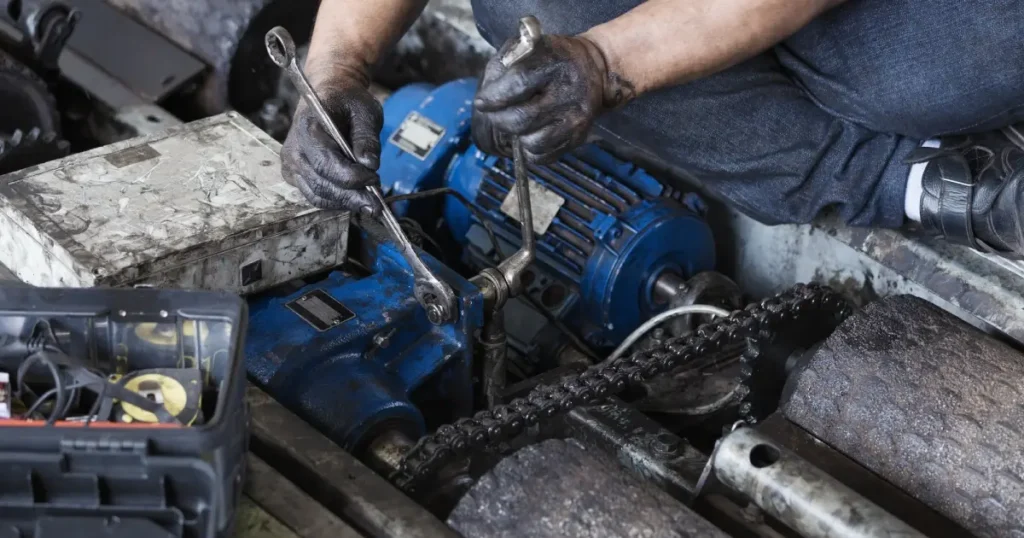 Industrial motor lubrication service in UAE to improve performance and reduce downtime.