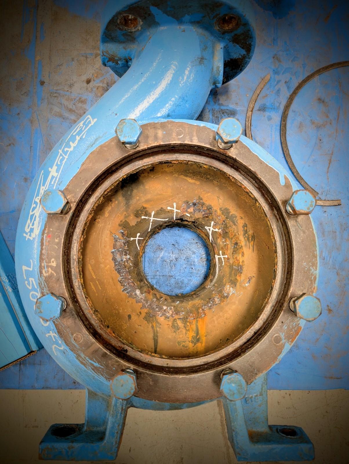 Ceramic coating application on industrial pump components