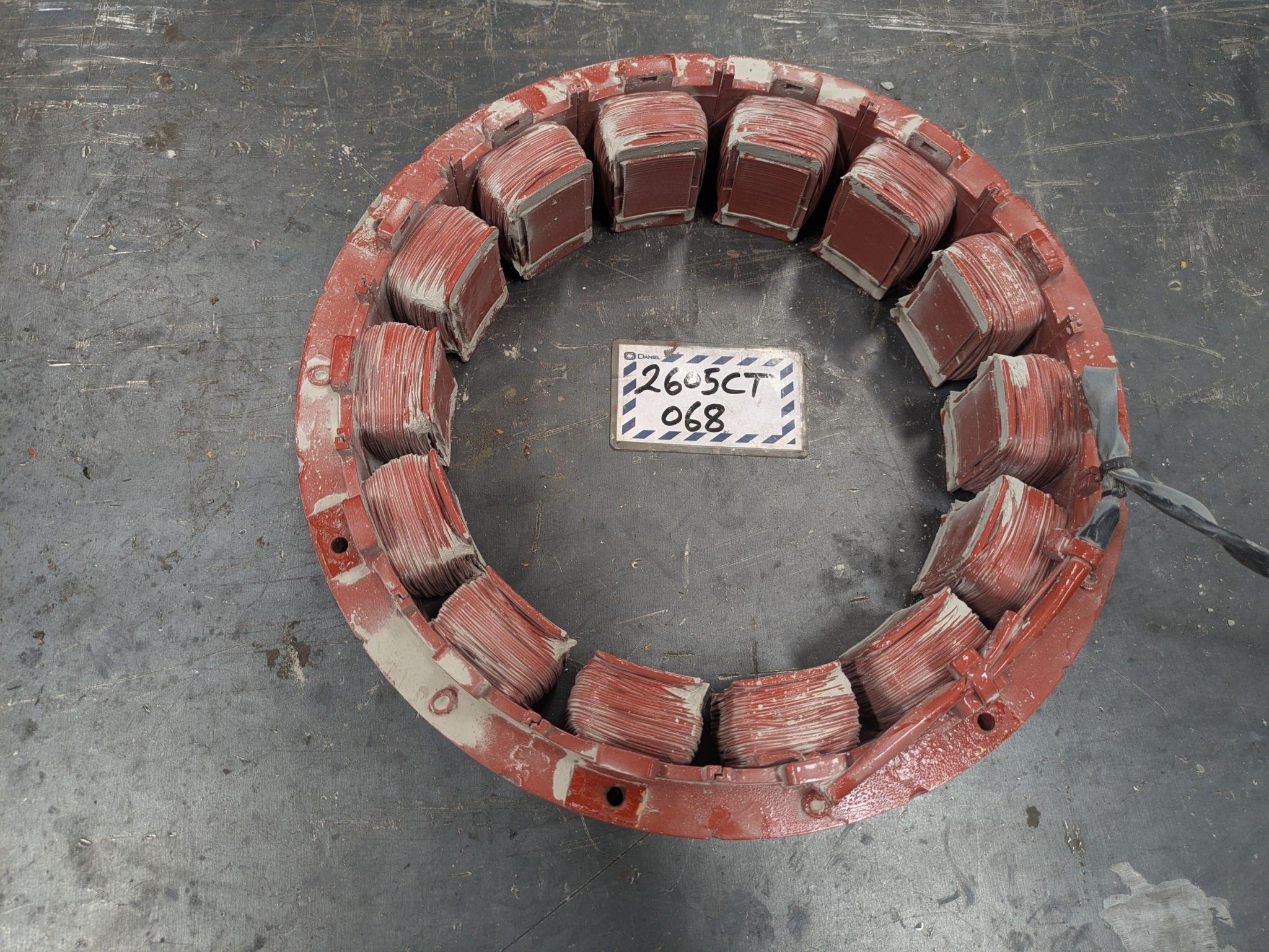 Alternator rewinding with precision coil manufacturing and VPI process