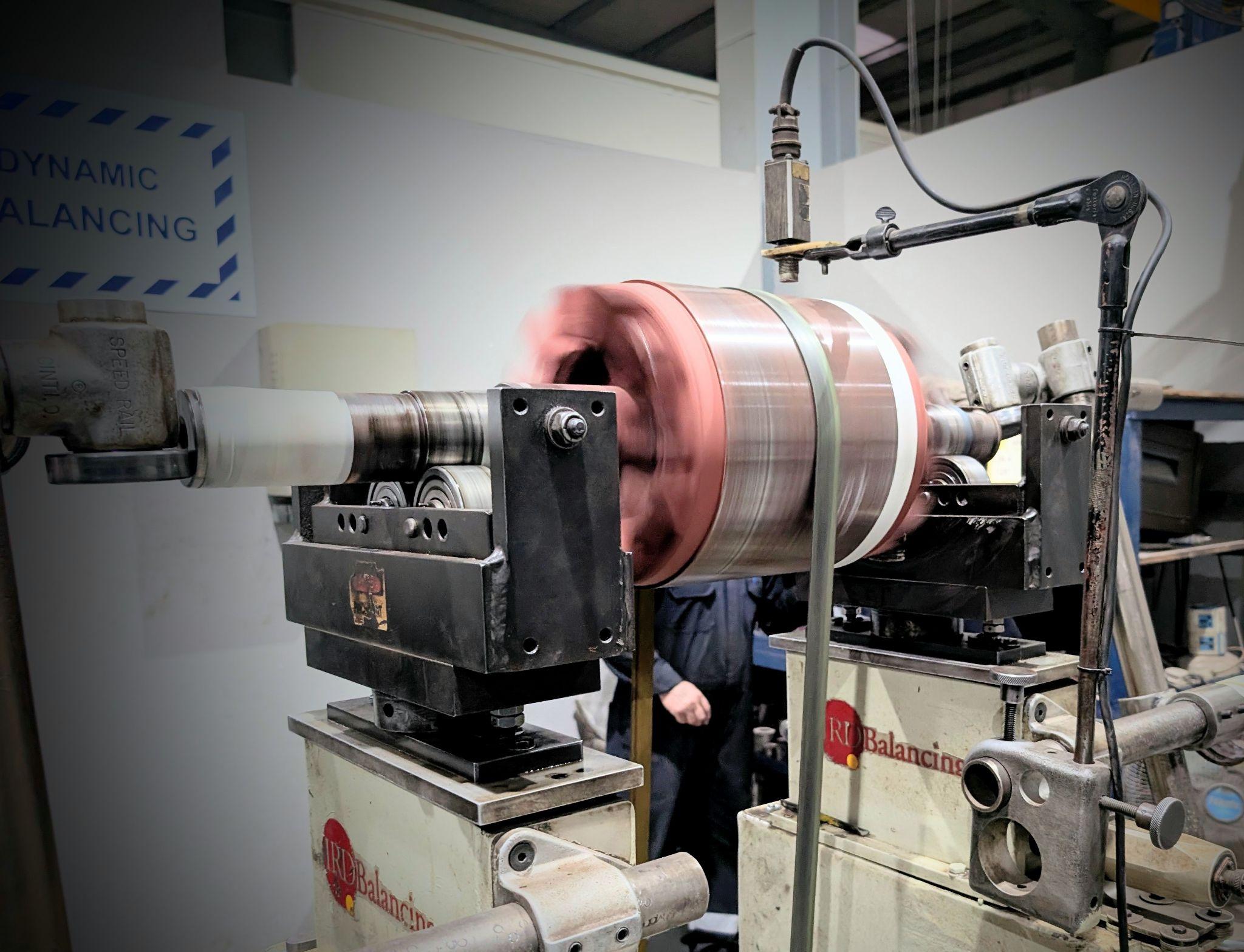 Precision dynamic balancing of rotating machinery by Daniel Group specialists